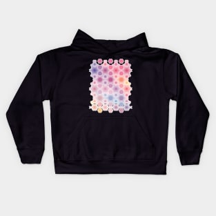 Hexagons multicolor Kids Hoodie